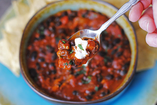 Black Bean Soup with Chorizo, Ham, and Bacon 147