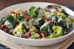 Broccoli with Cheese Sauce and Pancetta 264