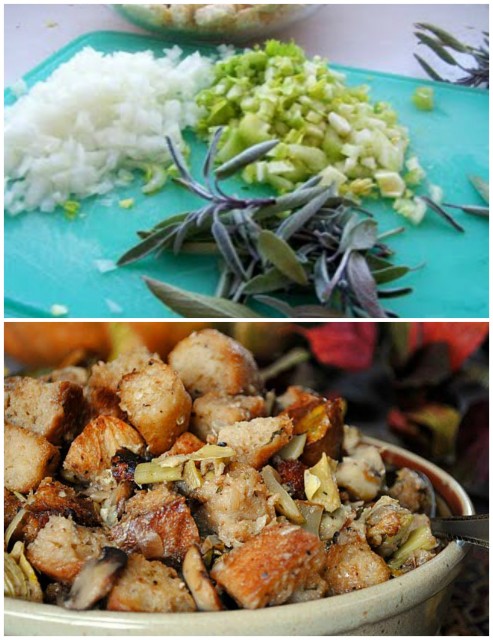 sourdough parmesan artichoke stuffing